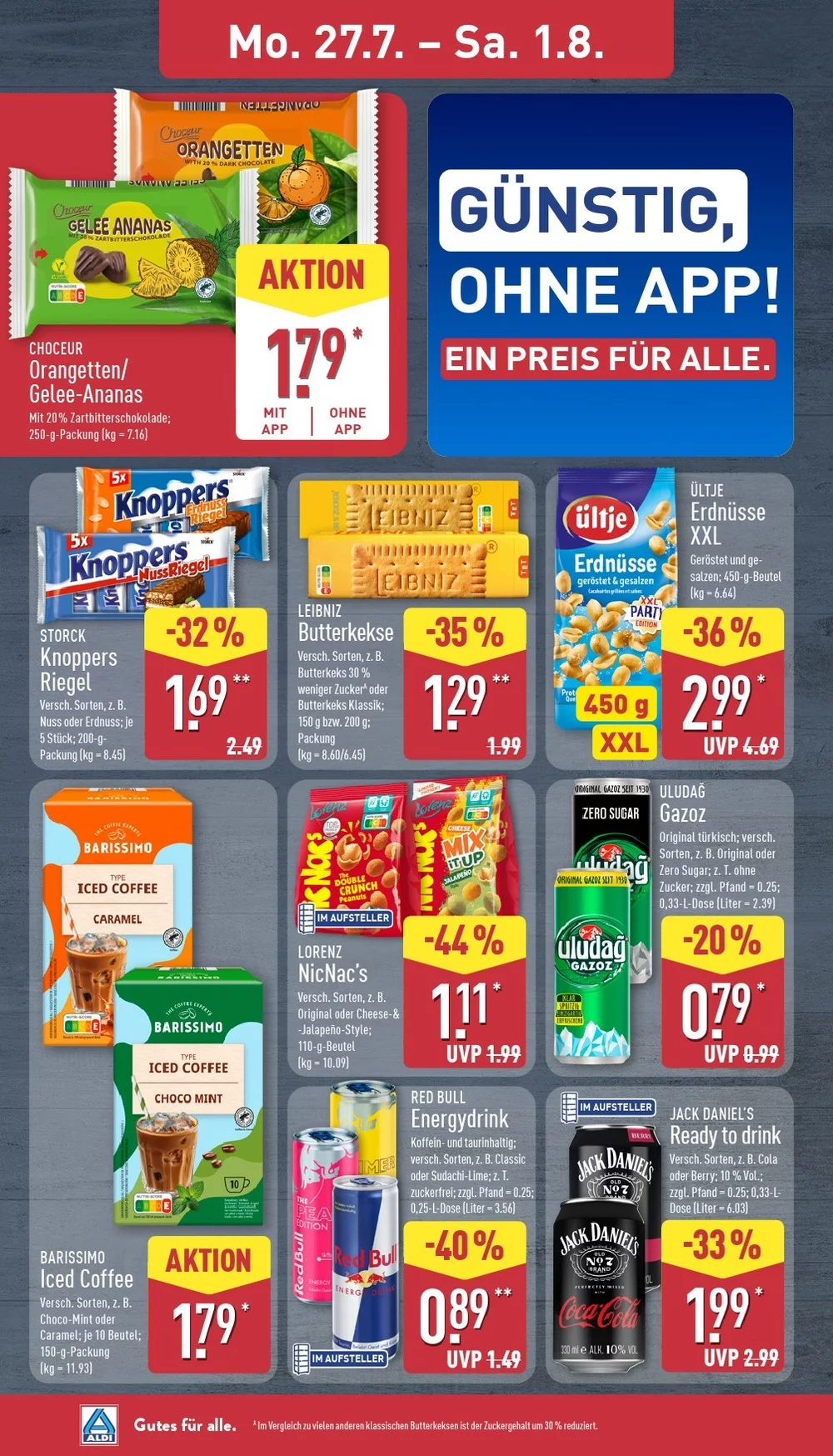 aldi nord prospekt juli 27 august 1 8