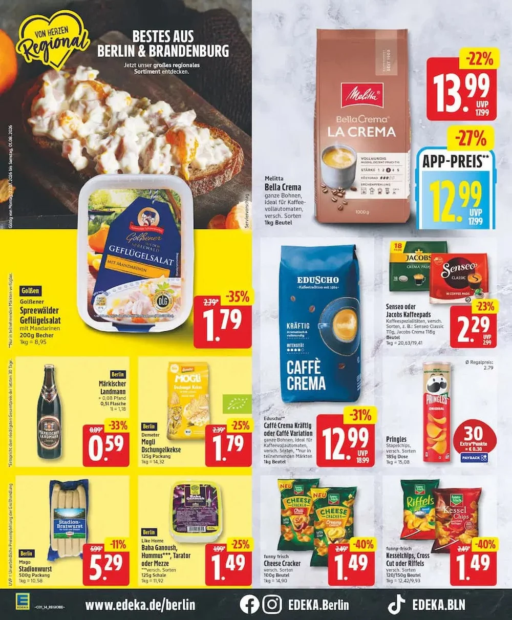 edeka prospekt juli 27 august 1 14