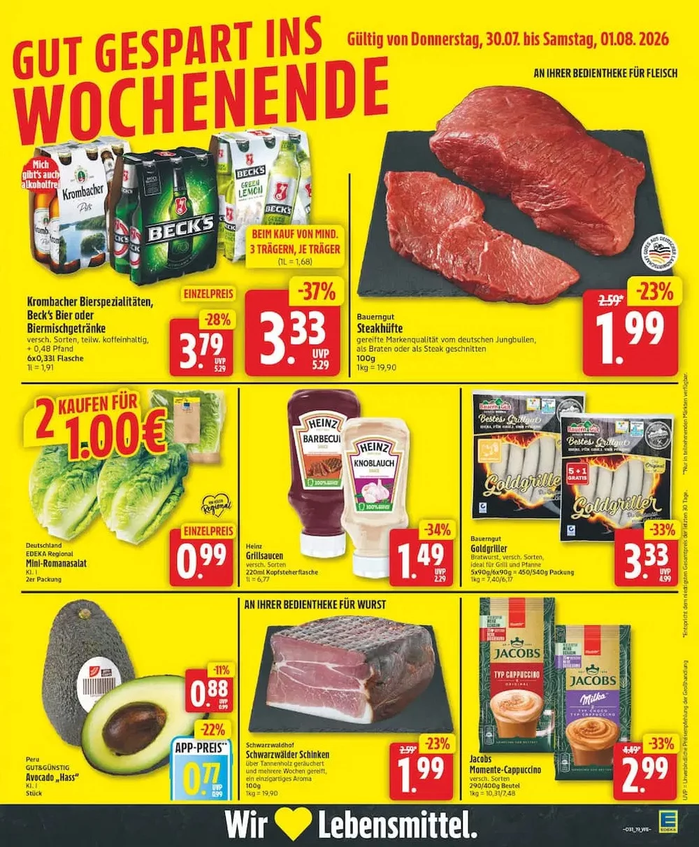 edeka prospekt juli 27 august 1 23