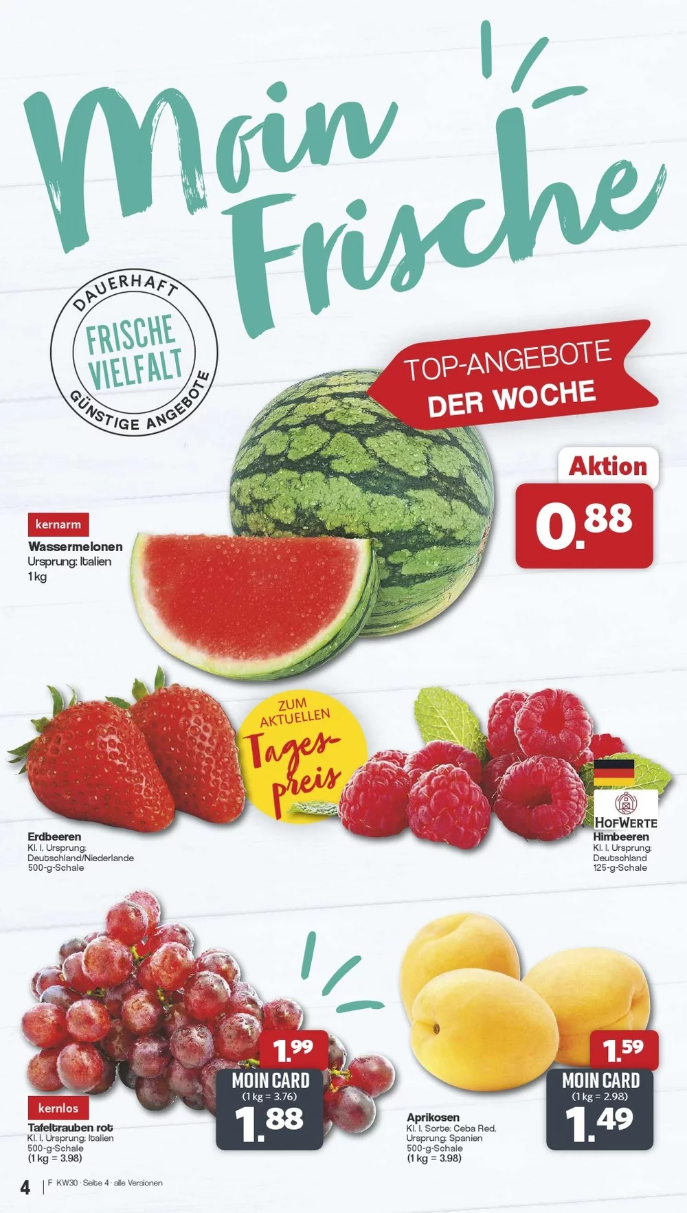 Famila Prospekt ab 03.08.2026 Angebote Blättern 4 famila prospekt juli 20 25 4