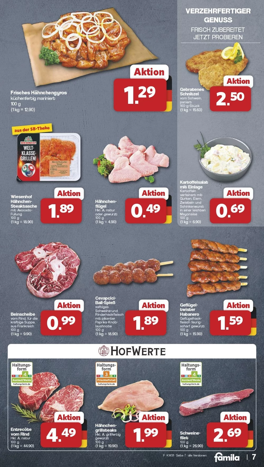 famila prospekt juli 27 august 1 7