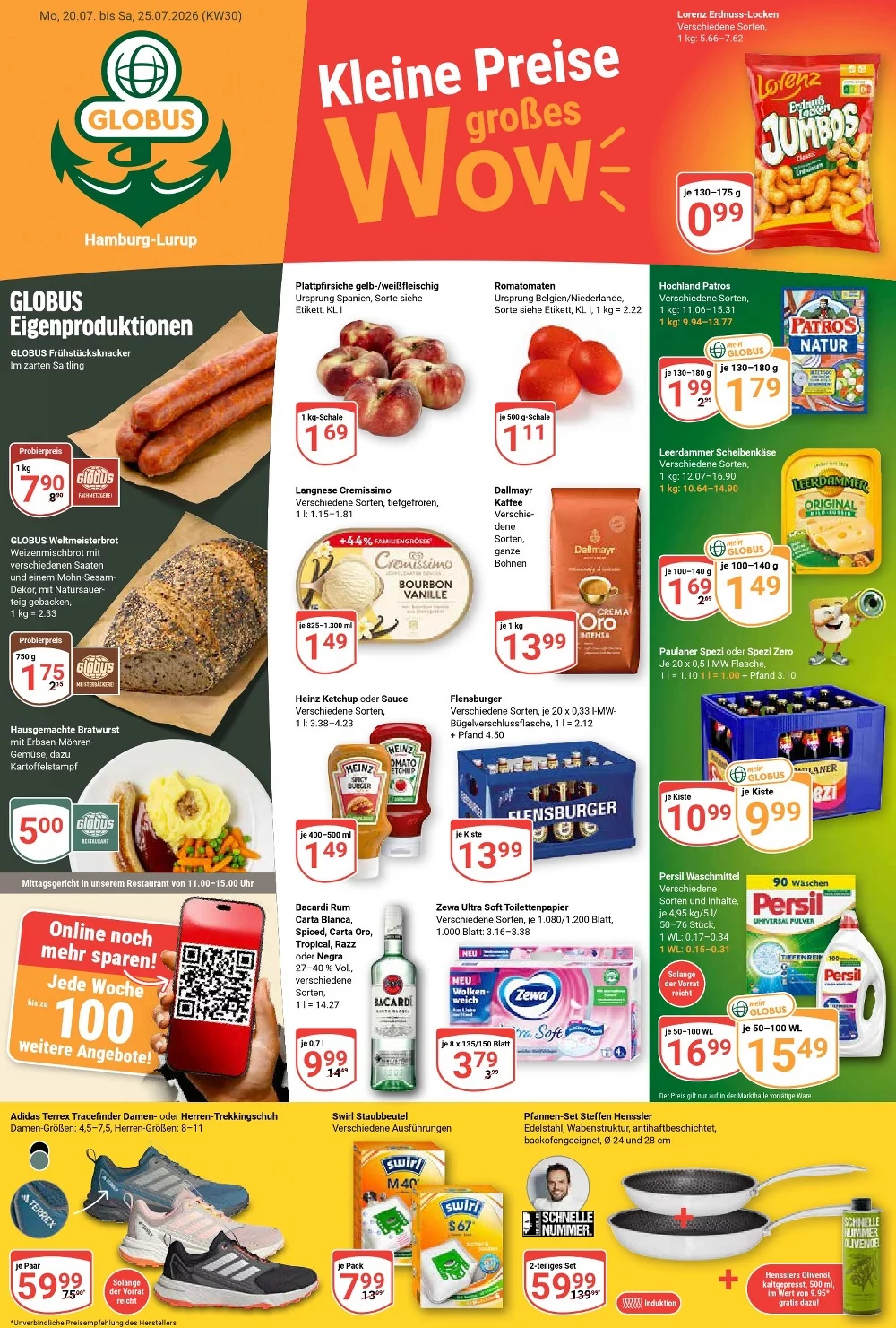 Globus Prospekt ab 20.07.2026 Angebote Blättern 1 globus prospekt kw-30