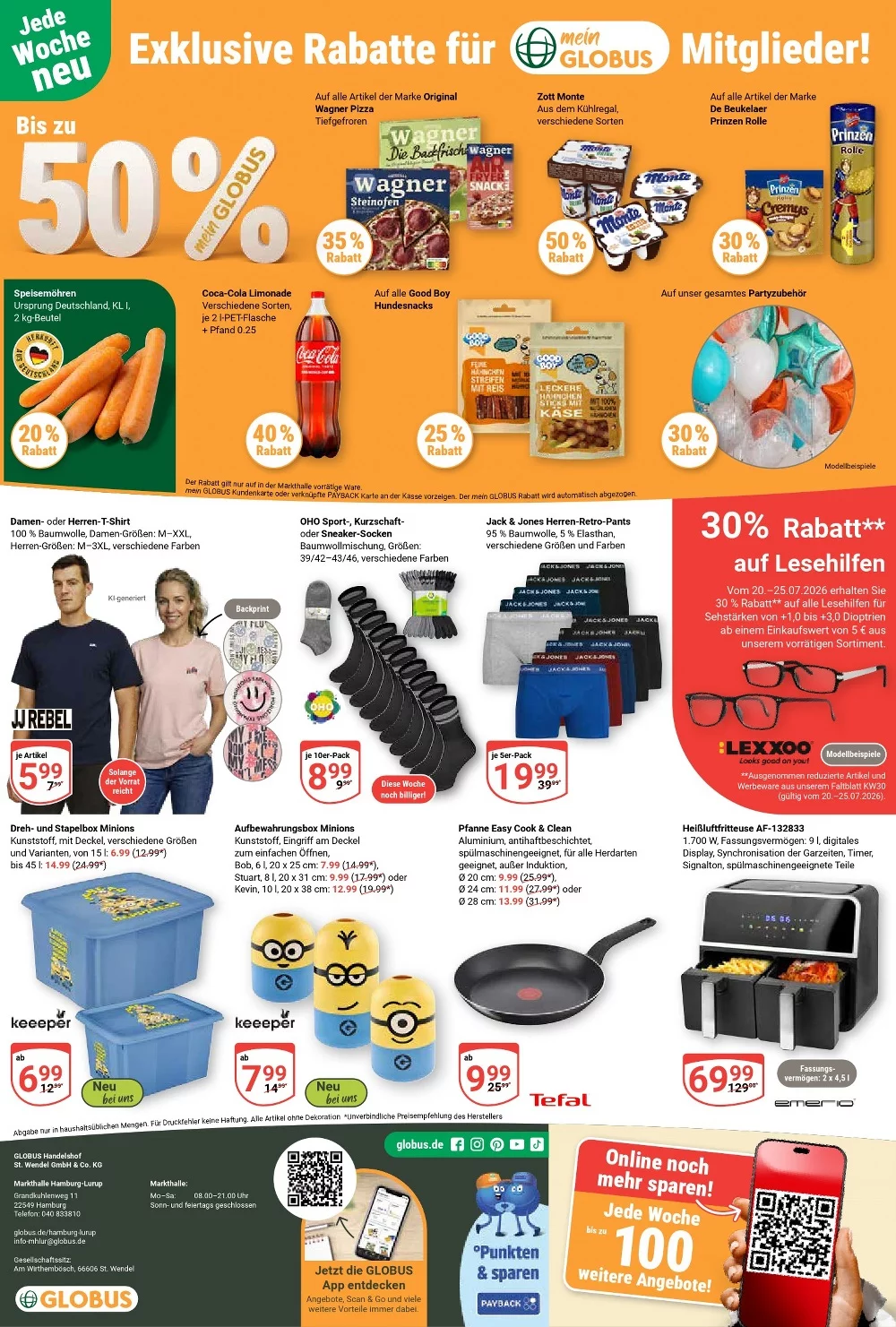 globus prospekt juli 20 25 26