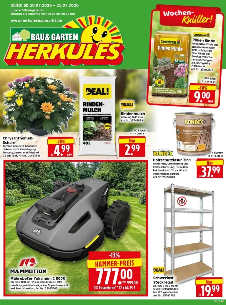 herkules baumarkt prospekt kw-30