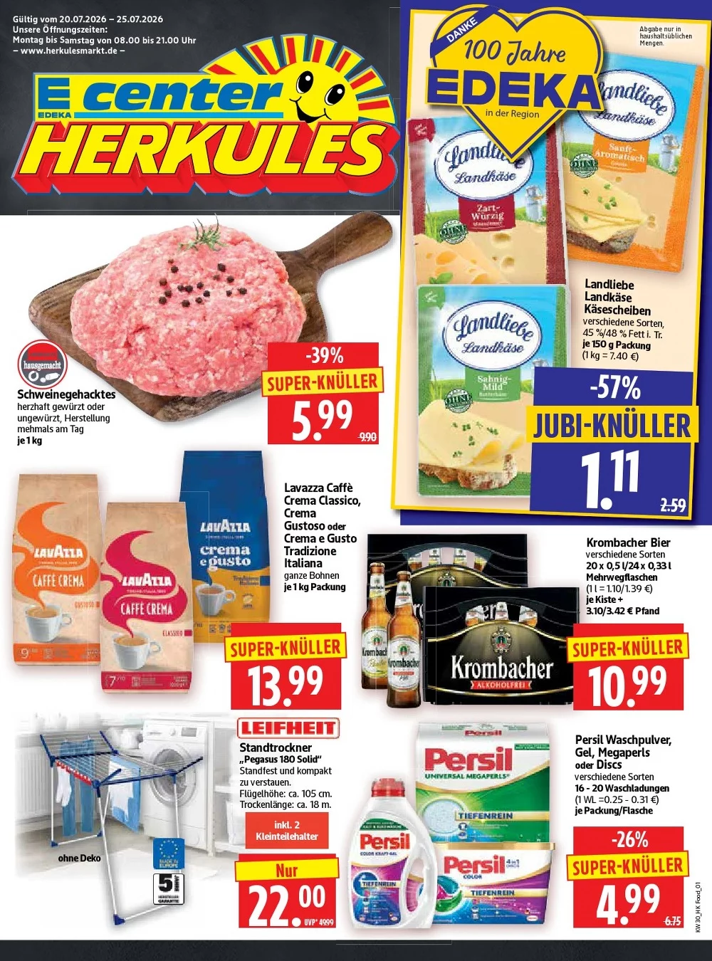 Herkules E Center Prospekt ab 20.07.2026 Angebote Blättern 1 herkules e center prospekt kw-30