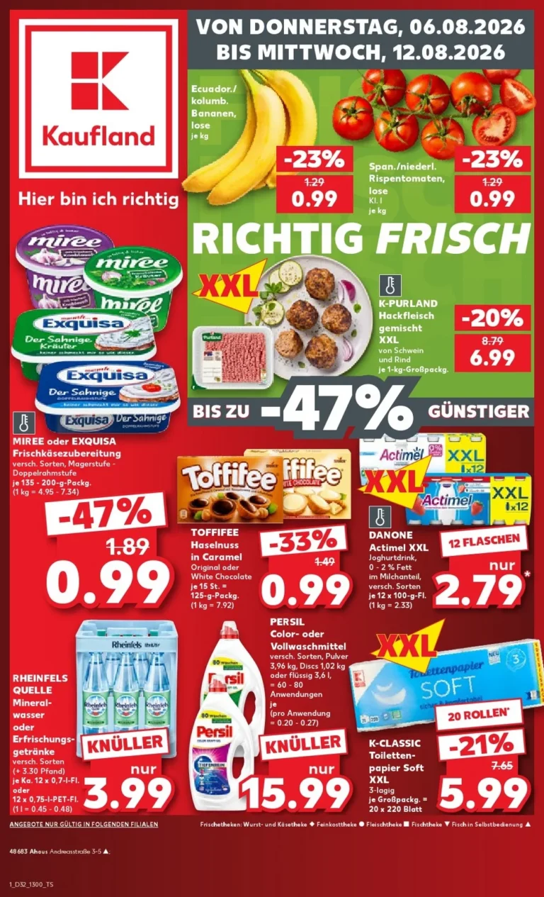 Prospekterst 10 kaufland prospekt kw-32