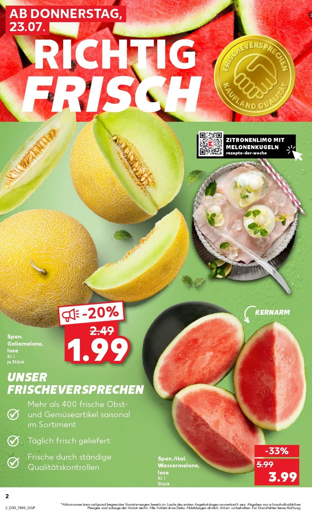 Kaufland Prospekt ab 06.08.2026 Angebote Blättern 2 kaufland prospekt juli 23 29 2