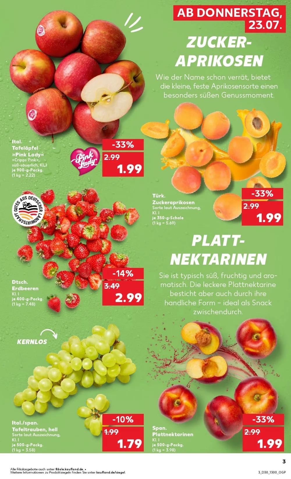 Kaufland Prospekt ab 06.08.2026 Angebote Blättern 3 kaufland prospekt juli 23 29 3