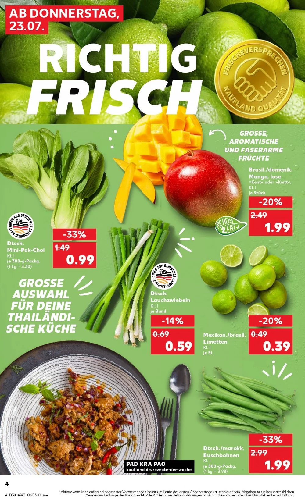 Kaufland Prospekt ab 06.08.2026 Angebote Blättern 4 kaufland prospekt juli 23 29 4