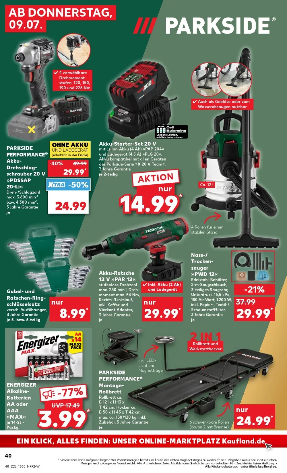 kaufland prospekt juli 9 15 40