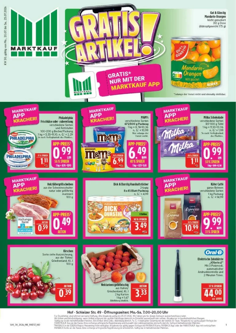 Prospekterst 22 marktkrauf hof prospekt kw-30