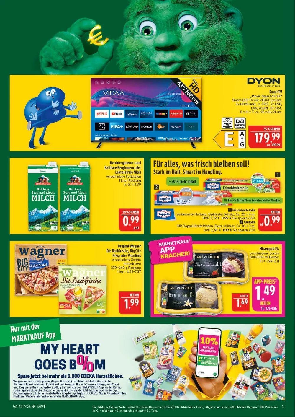 Marktkauf Prospekt Nord ab 03.08.2026 Angebote Blättern 3 marktkrauf hof prospekt juli 20 25 3