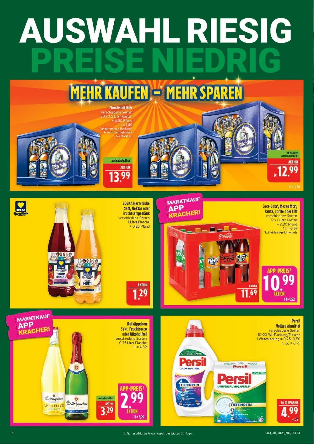 Marktkauf Prospekt Nord ab 03.08.2026 Angebote Blättern 4 marktkrauf hof prospekt juli 20 25 4