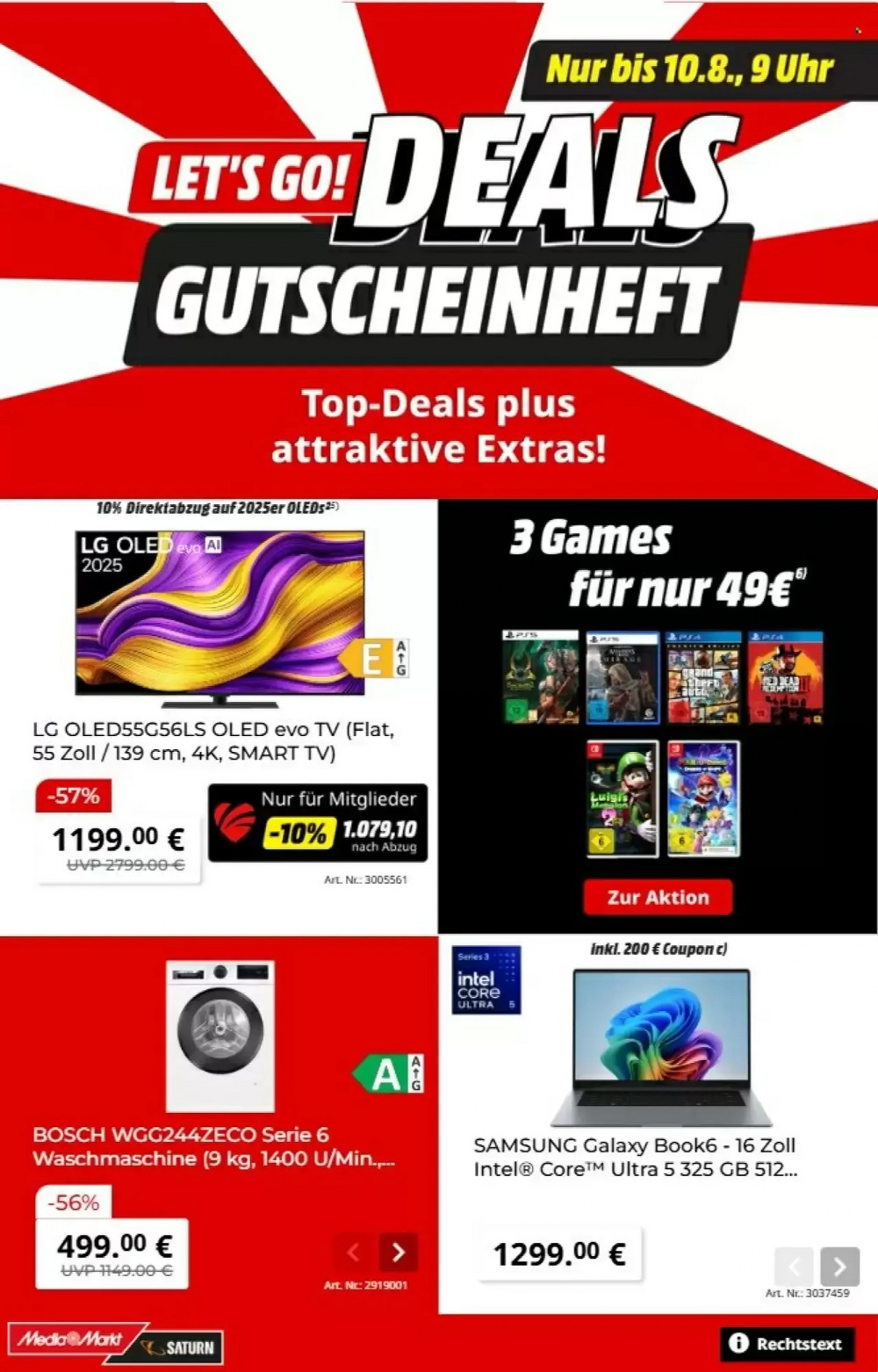 MediaMarkt Prospekt ab 22.07.2026 Angebote Blättern 1 media markt prospekt kw30-32