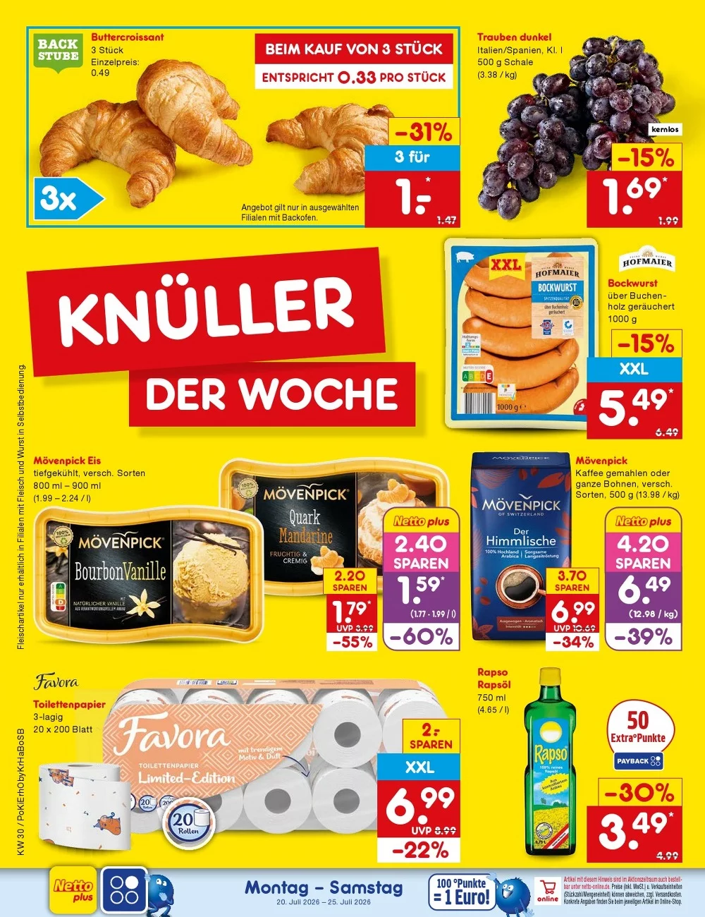 Netto Marken-Discount Prospekt ab 27.07.2026 nächste Woche Blättern 2 netto marken prospekt juli 27 august 1 2
