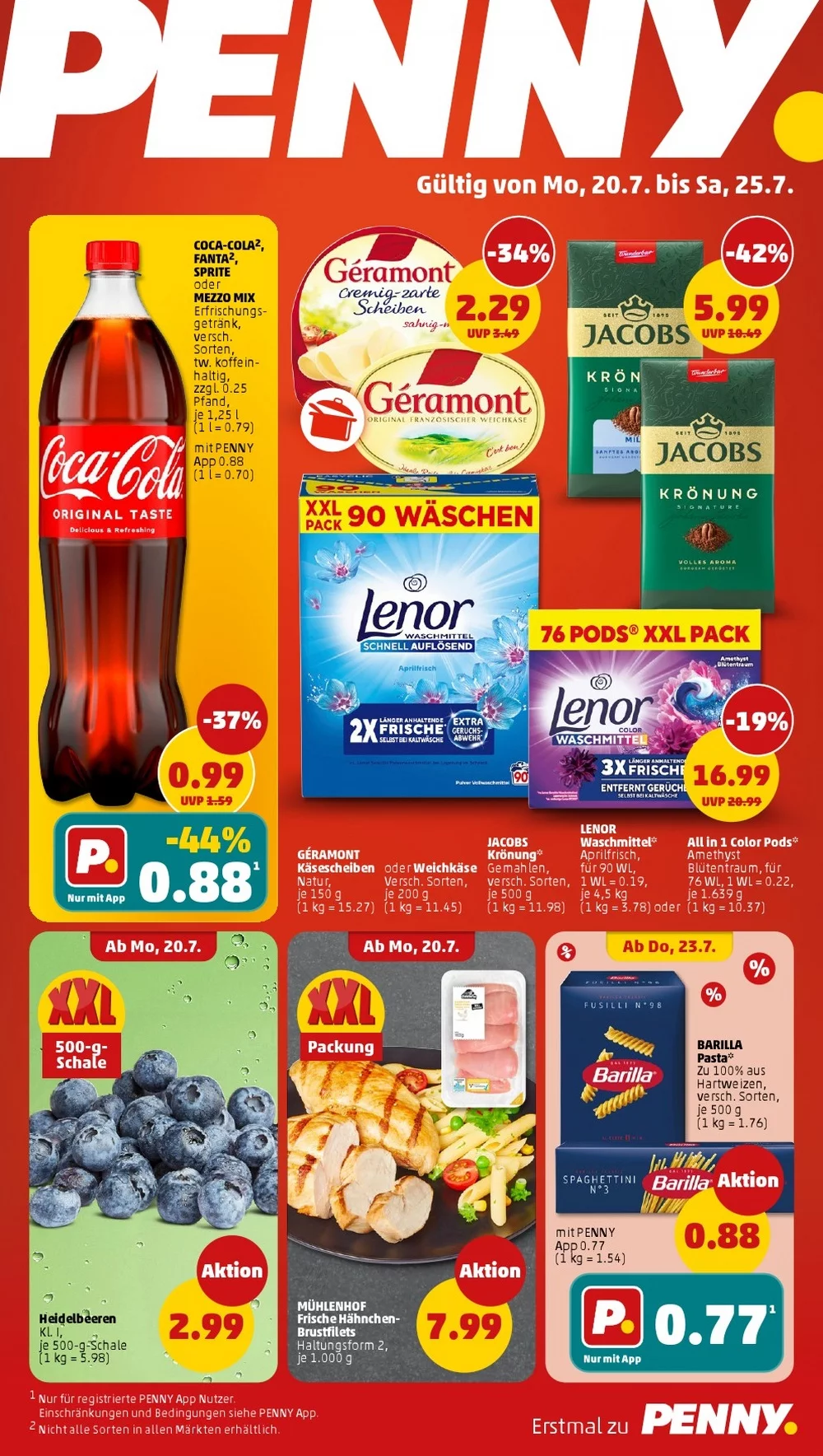 Penny Prospekt ab 20.07.2026 Angebote Blättern 1 penny prospekt kw-30