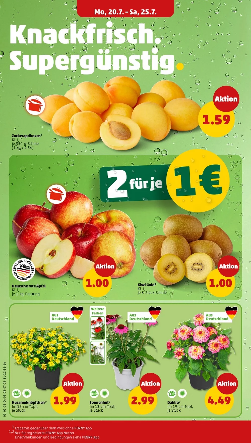 Penny Prospekt ab 20.07.2026 Angebote Blättern 2 penny prospekt juli 20 25 2