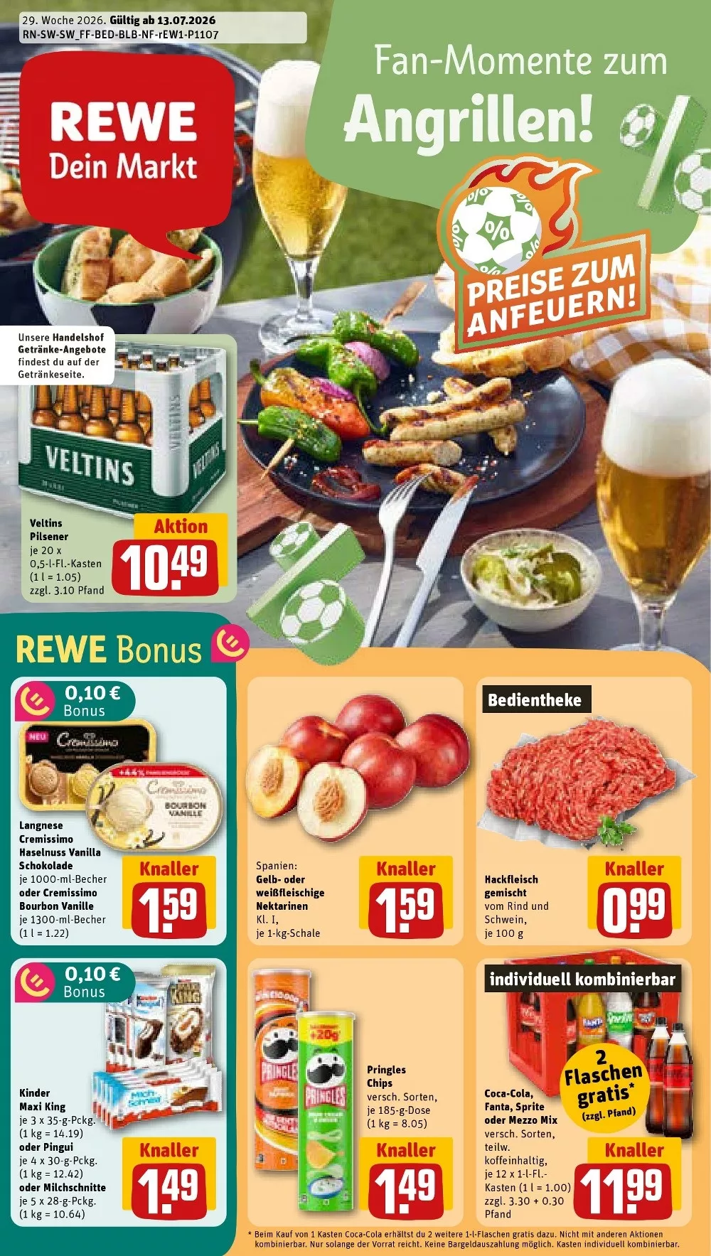 Rewe Prospekt neu ab 13.07.2026 | nächste Woche blättern 1 rewe prospekt kw-29 online aktuell