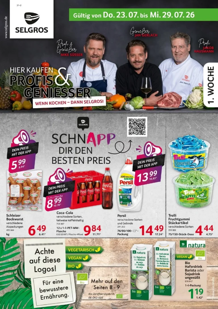 Prospekterst 6 selgros food prospekt kw-30