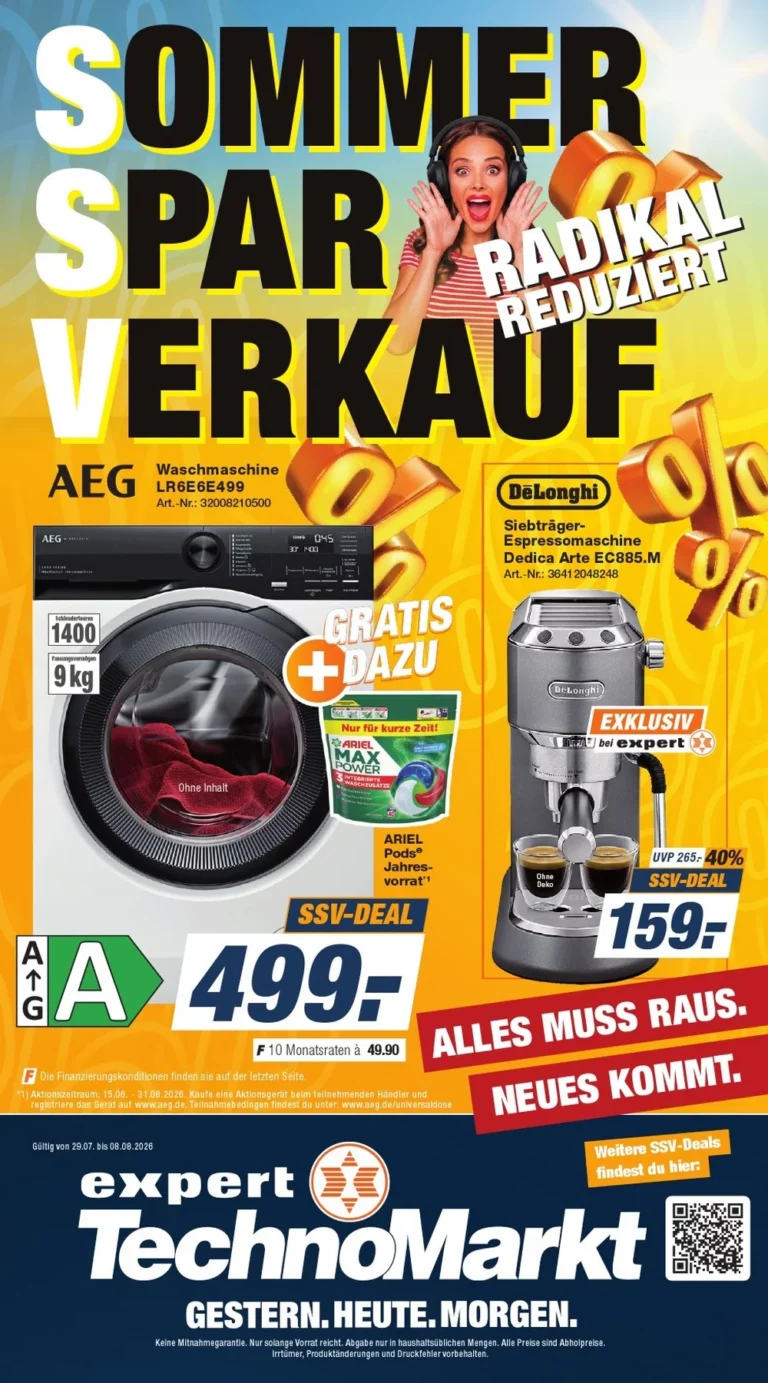 Prospekterst 24 technomarkt prospekt kw-32