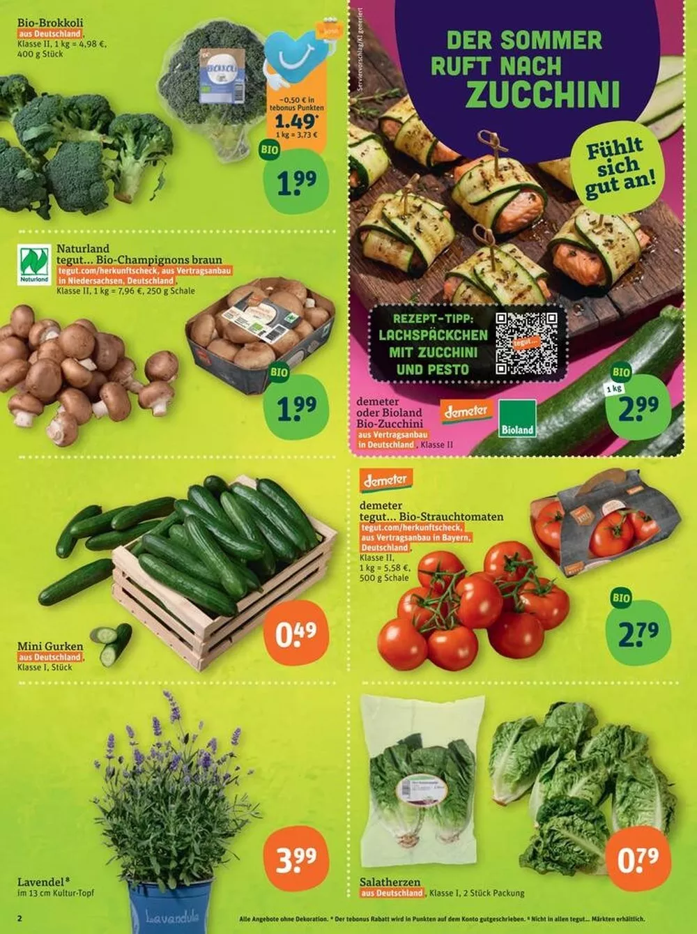 Tegut Prospekt ab 03.08.2026 Angebote Blättern 4 tegut prospekt juli 27 august 1 4