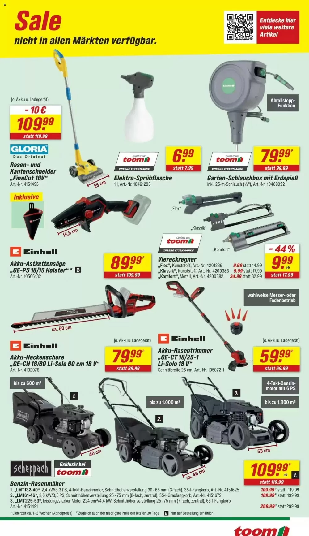 Toom Baumarkt Prospekt ab 25.07.2026 Angebote Blättern 3 toom baumarkt prospekt juli 25 31 3