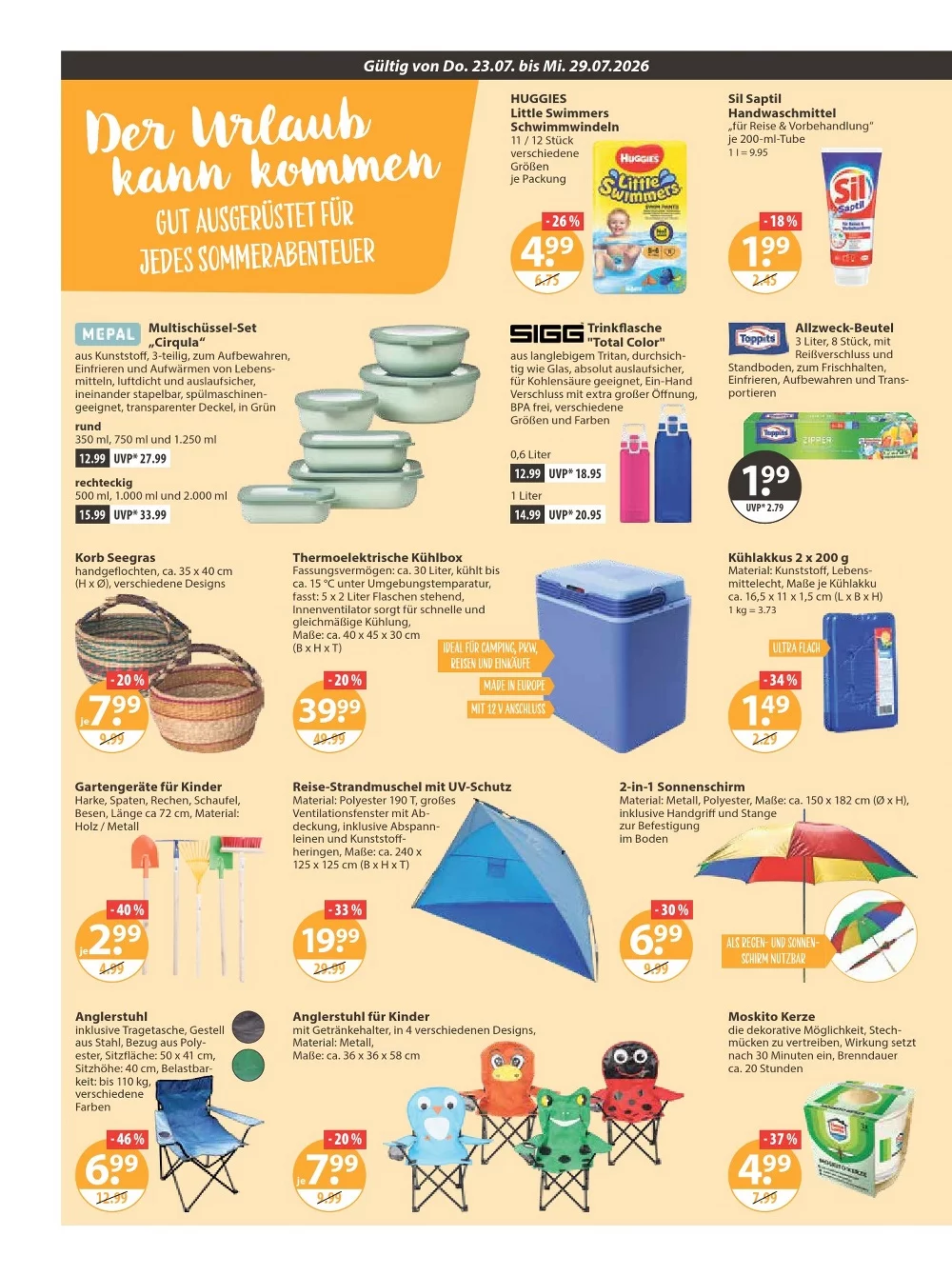 V-Markt Prospekt ab 06.08.2026 Angebote Blättern 12 v markt prospekt juli 23 29 12