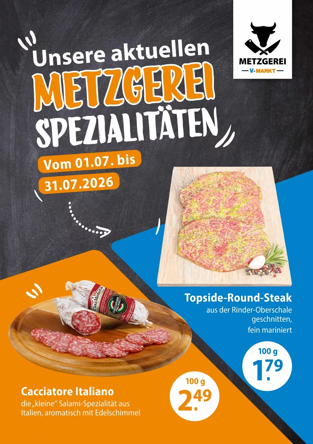 V-Markt Prospekt ab 06.08.2026 Angebote Blättern 23 v markt prospekt juli 23 29 23