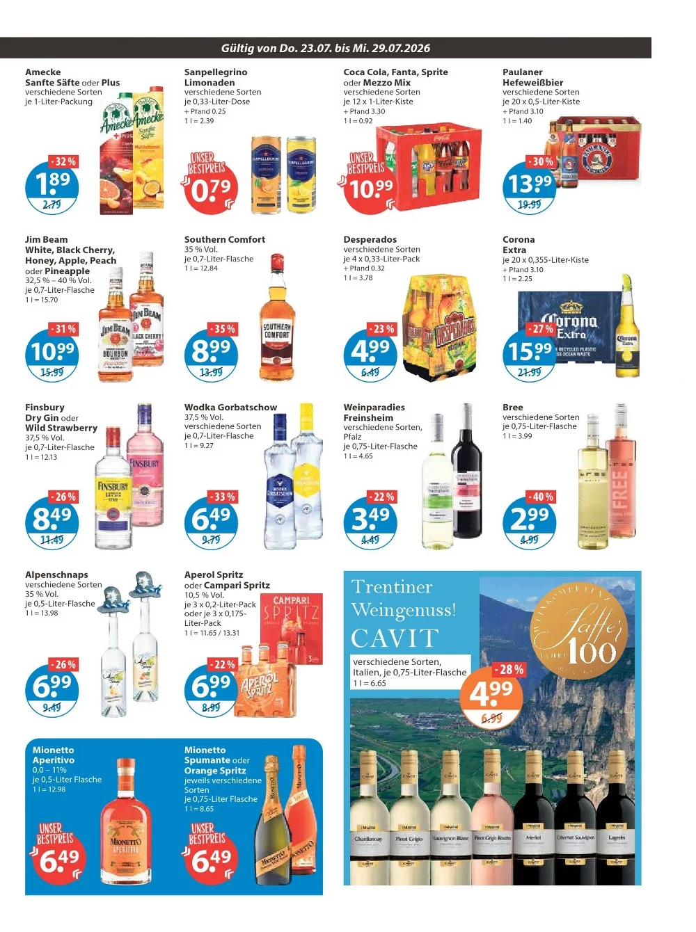 V-Markt Prospekt ab 06.08.2026 Angebote Blättern 9 v markt prospekt juli 23 29 9