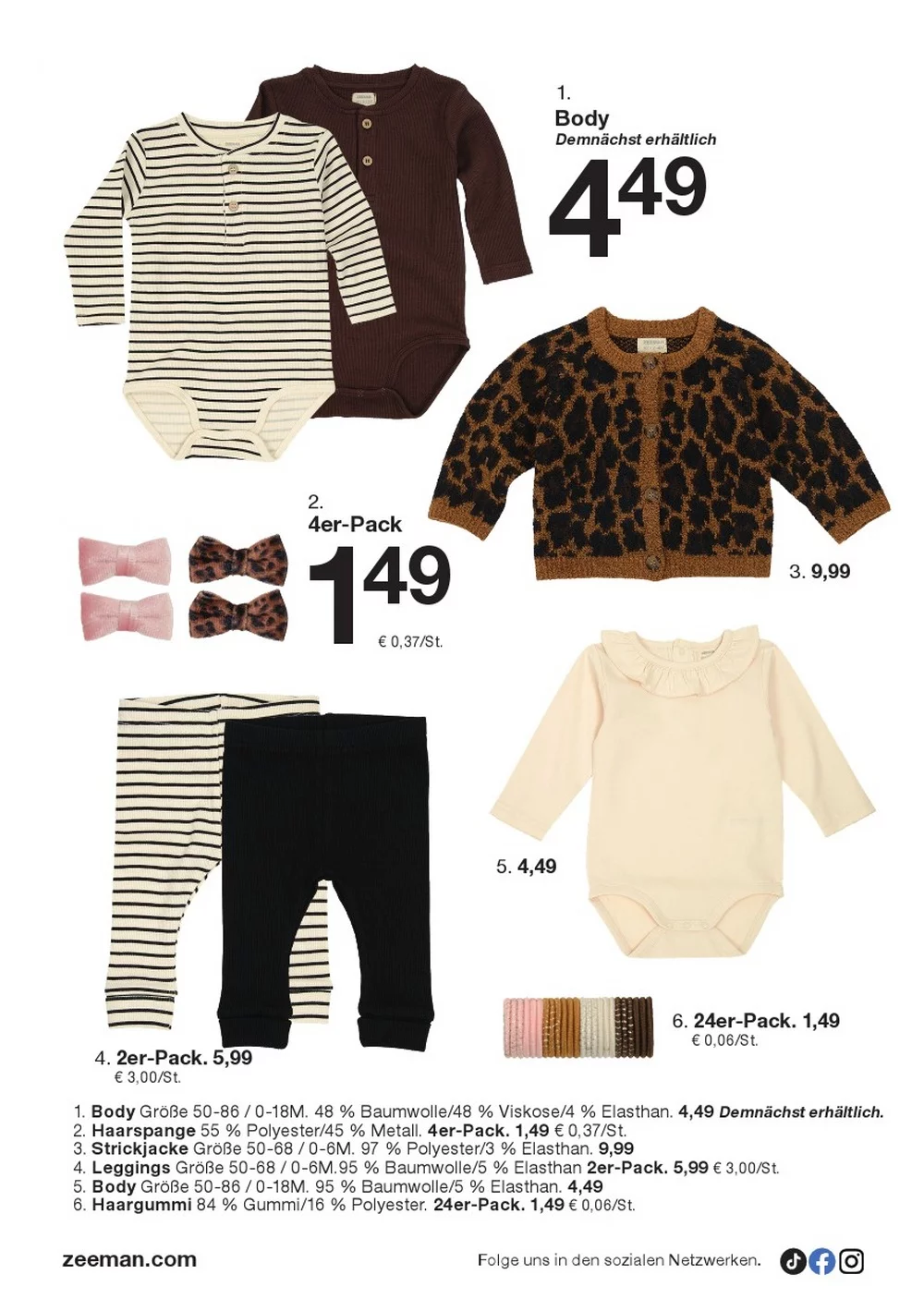 Zeeman Prospekt ab 01.08.2026 Angebote Blättern 2 zeeman prospekt juli 18 24 2