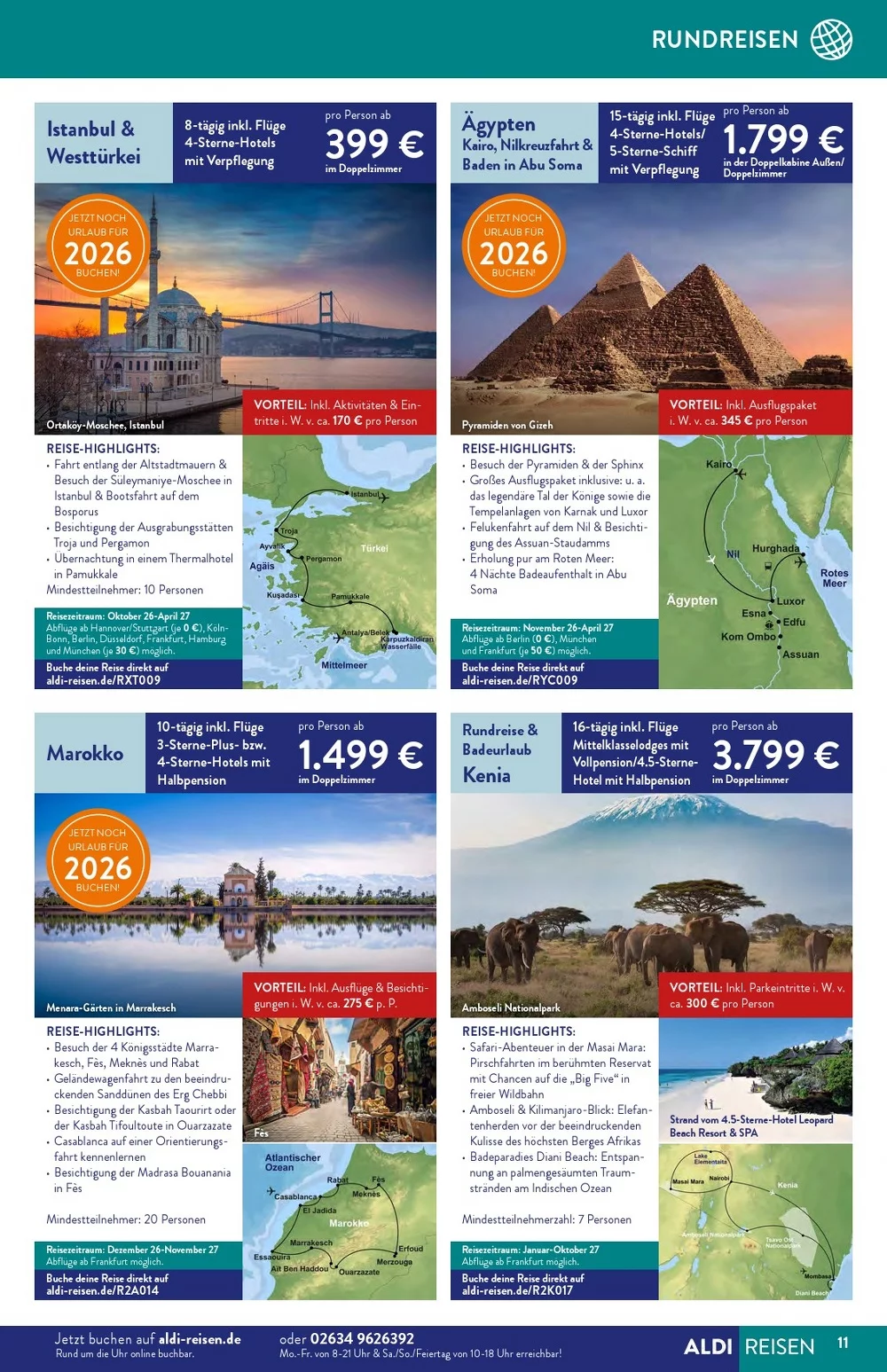 ALDI SUeD ALDI Reisemagazin September 2026 11