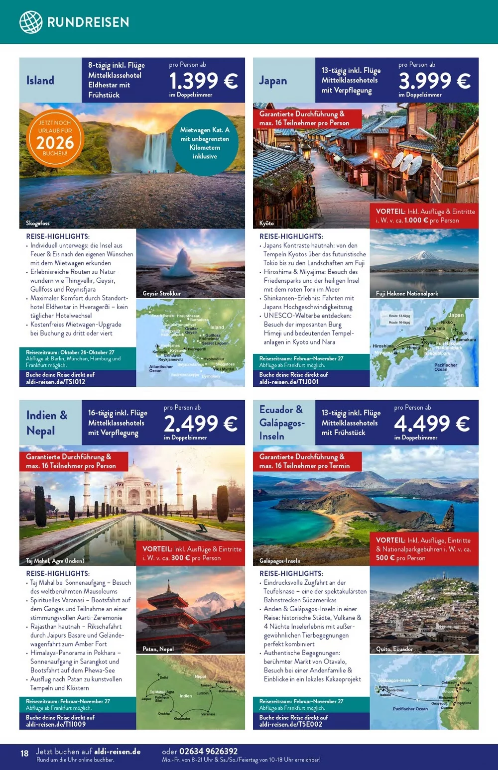 ALDI SUeD ALDI Reisemagazin September 2026 18