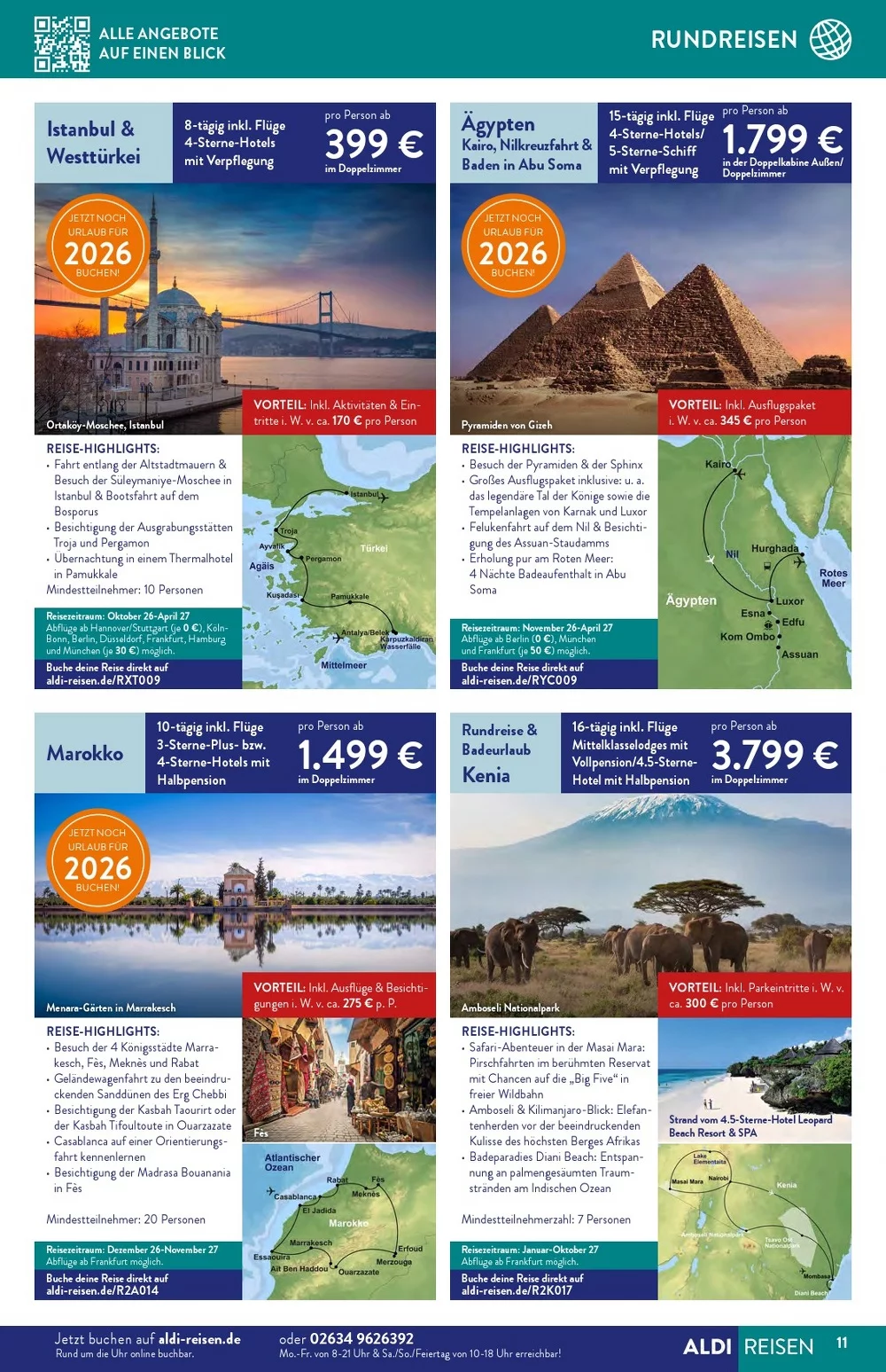 Aldi nord reisen september 11
