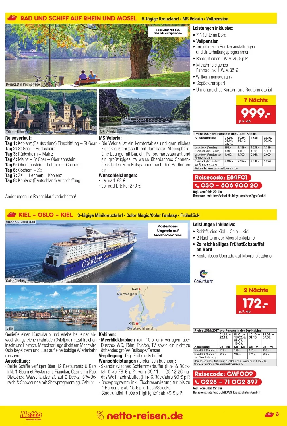 Netto Marken-Discount Reisen Prospekt Oktober 2026 3 Netto marken reisen prospekt oktober 3
