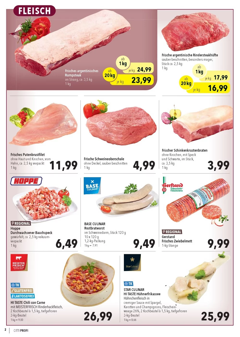 CITTI Markt Prospekt ab 26.08.2026 Angebote Blättern 2 citti prospekt kw 35 2