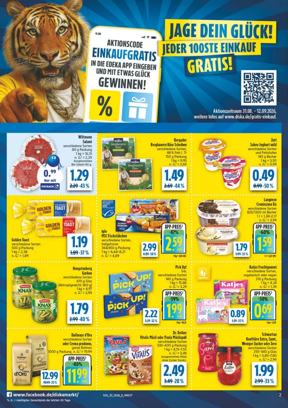 Diska Prospekt Neu ab 21.09.2026 Angebote Blättern 2 diska prospekt september 7 12 2