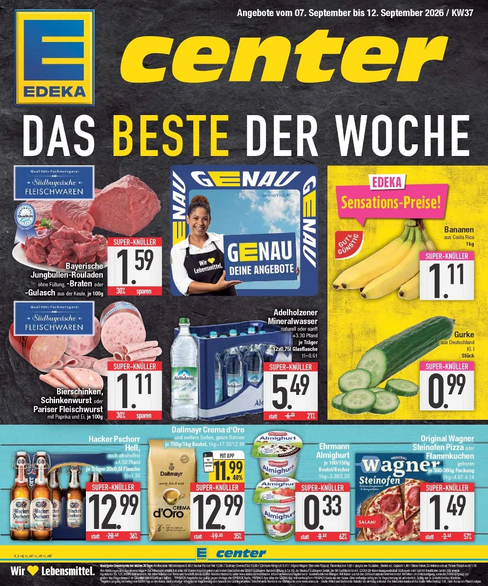 E Center Prospekt ab 21.09.2026 Angebote Blättern 1 e center prospekt kw-37