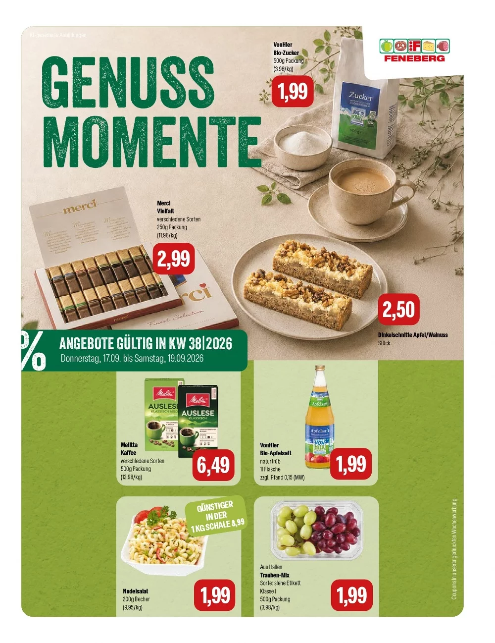 Feneberg Prospekt ab 17.09.2026 Angebote Blättern 1 feneberg prospekt kw-38
