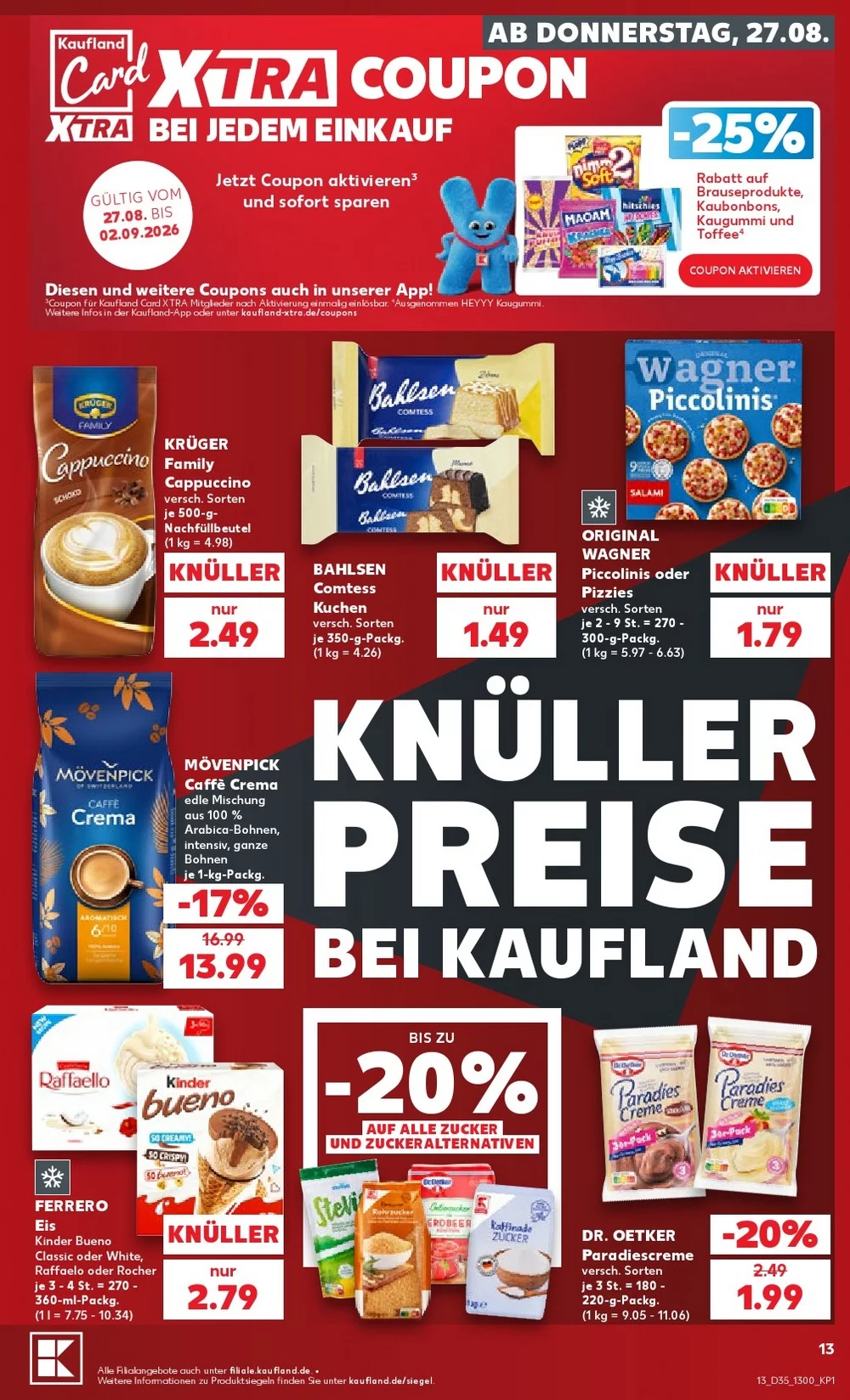 kaufland prospekt august 27 september 2 13