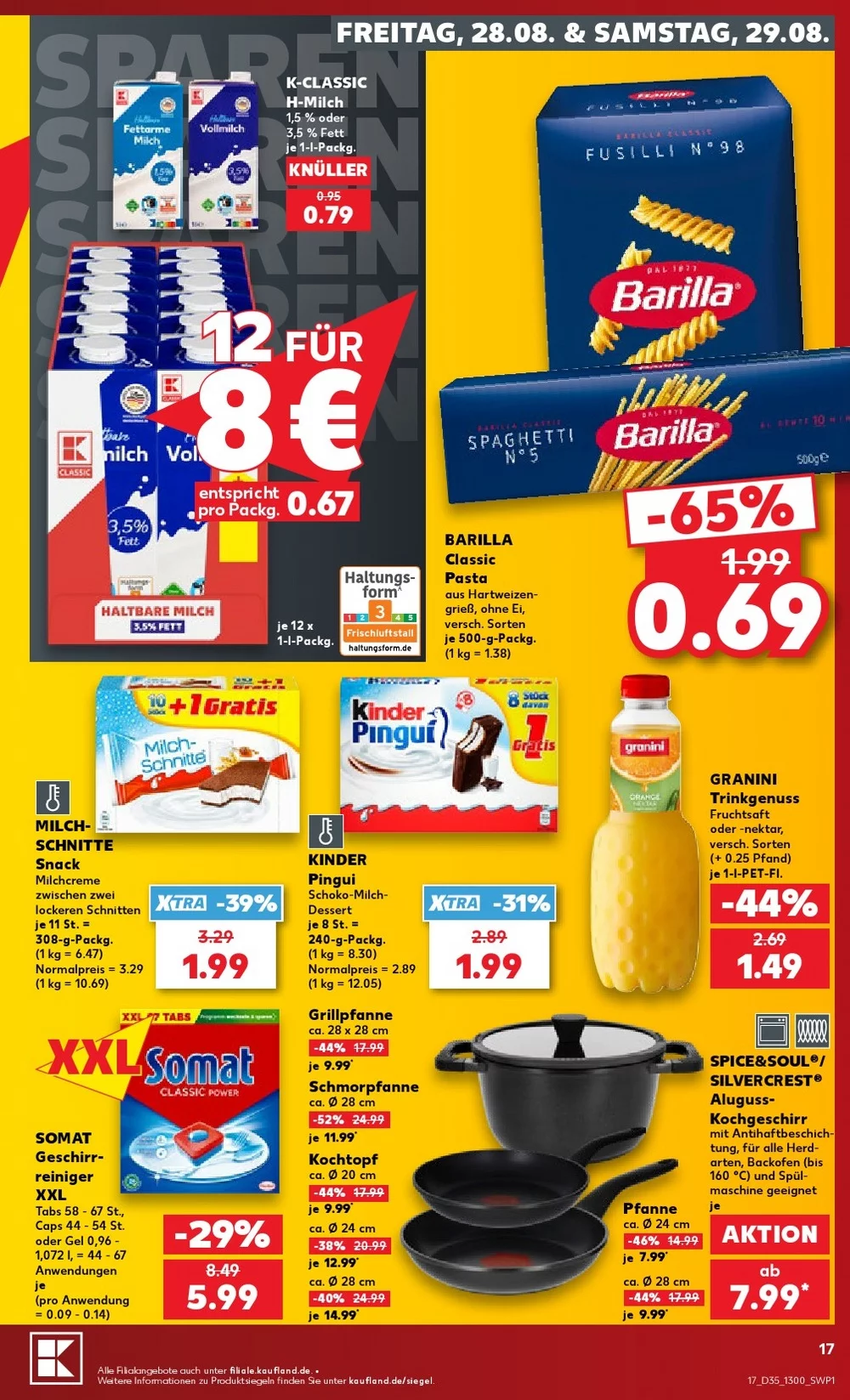 kaufland prospekt august 27 september 2 17
