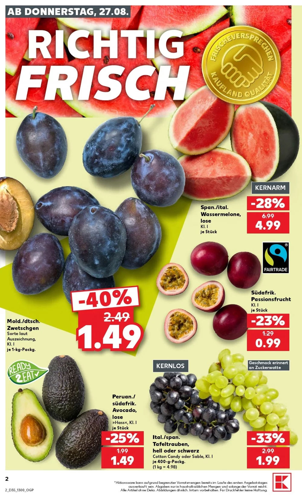kaufland prospekt august 27 september 2 2
