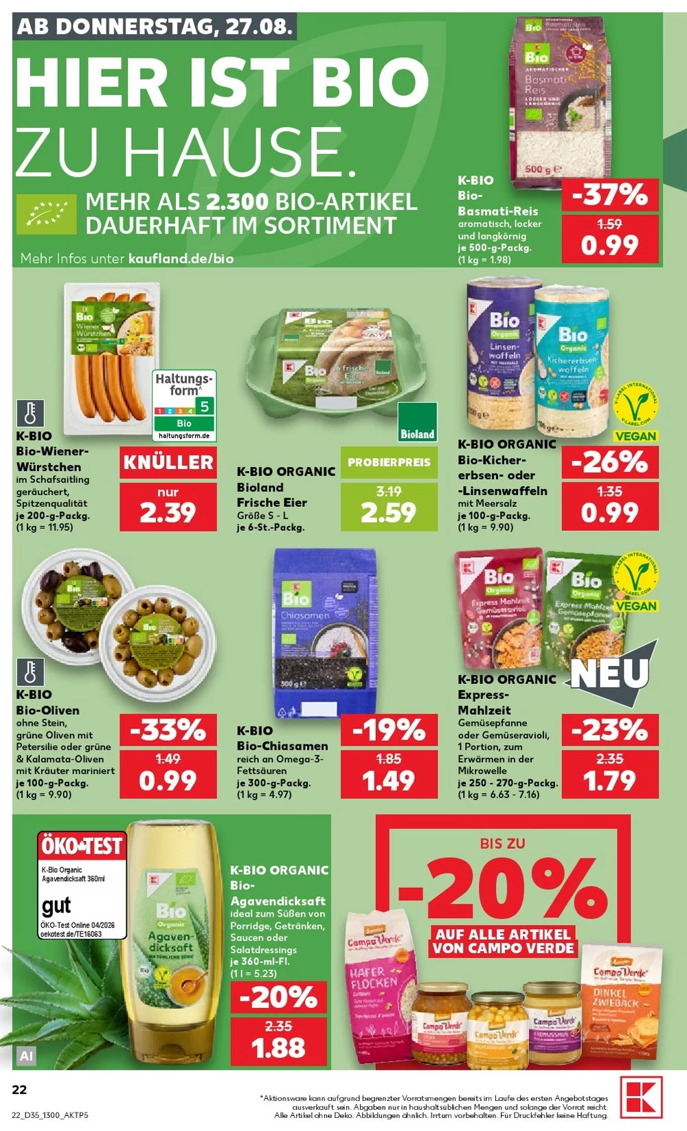 kaufland prospekt august 27 september 2 22