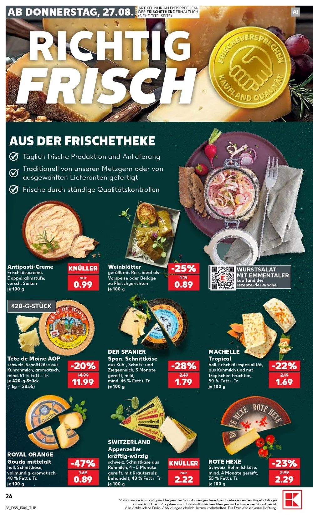 kaufland prospekt august 27 september 2 26