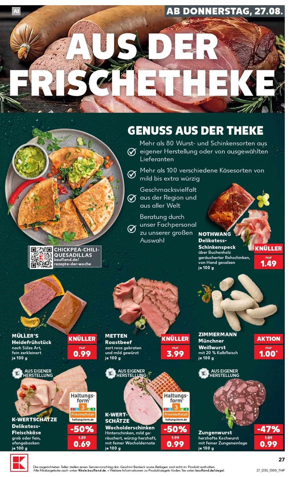 kaufland prospekt august 27 september 2 27