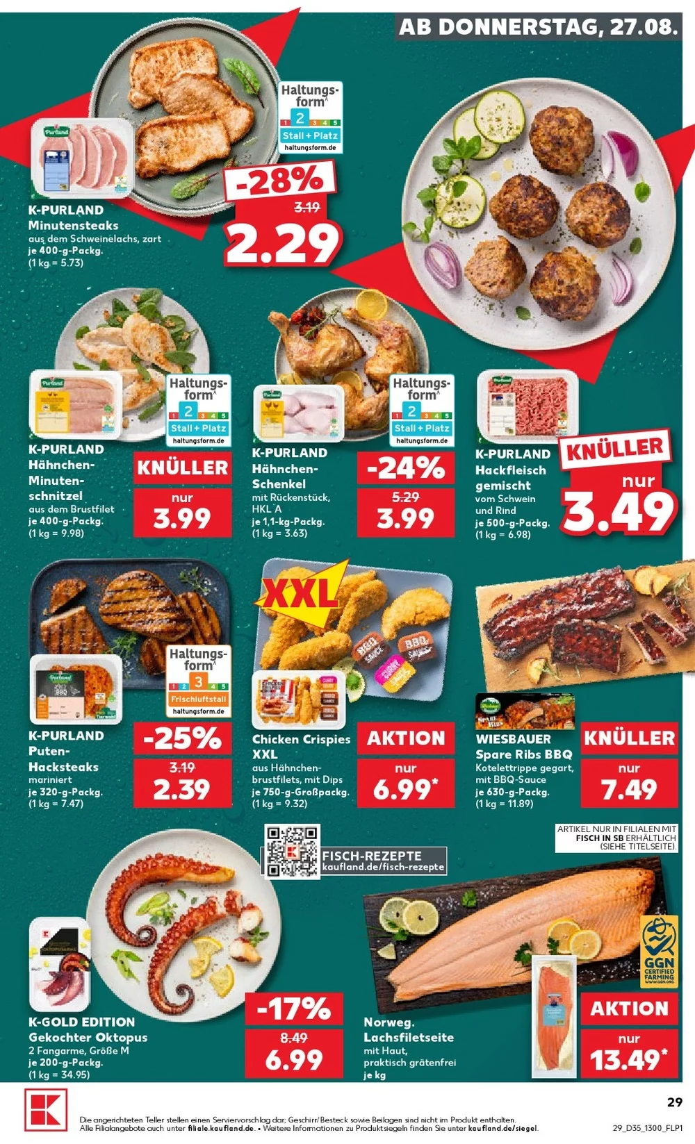 kaufland prospekt august 27 september 2 29