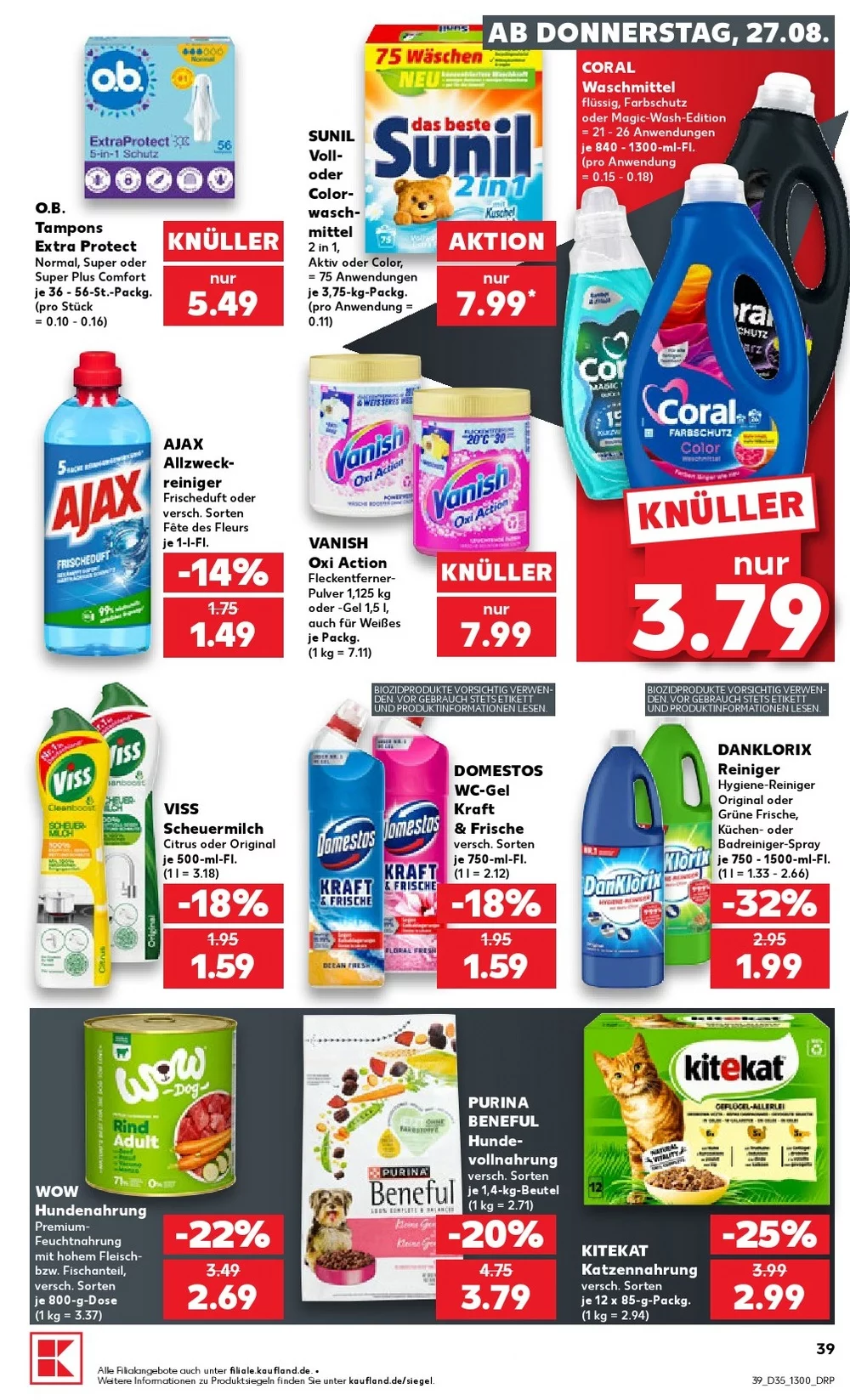 kaufland prospekt august 27 september 2 39