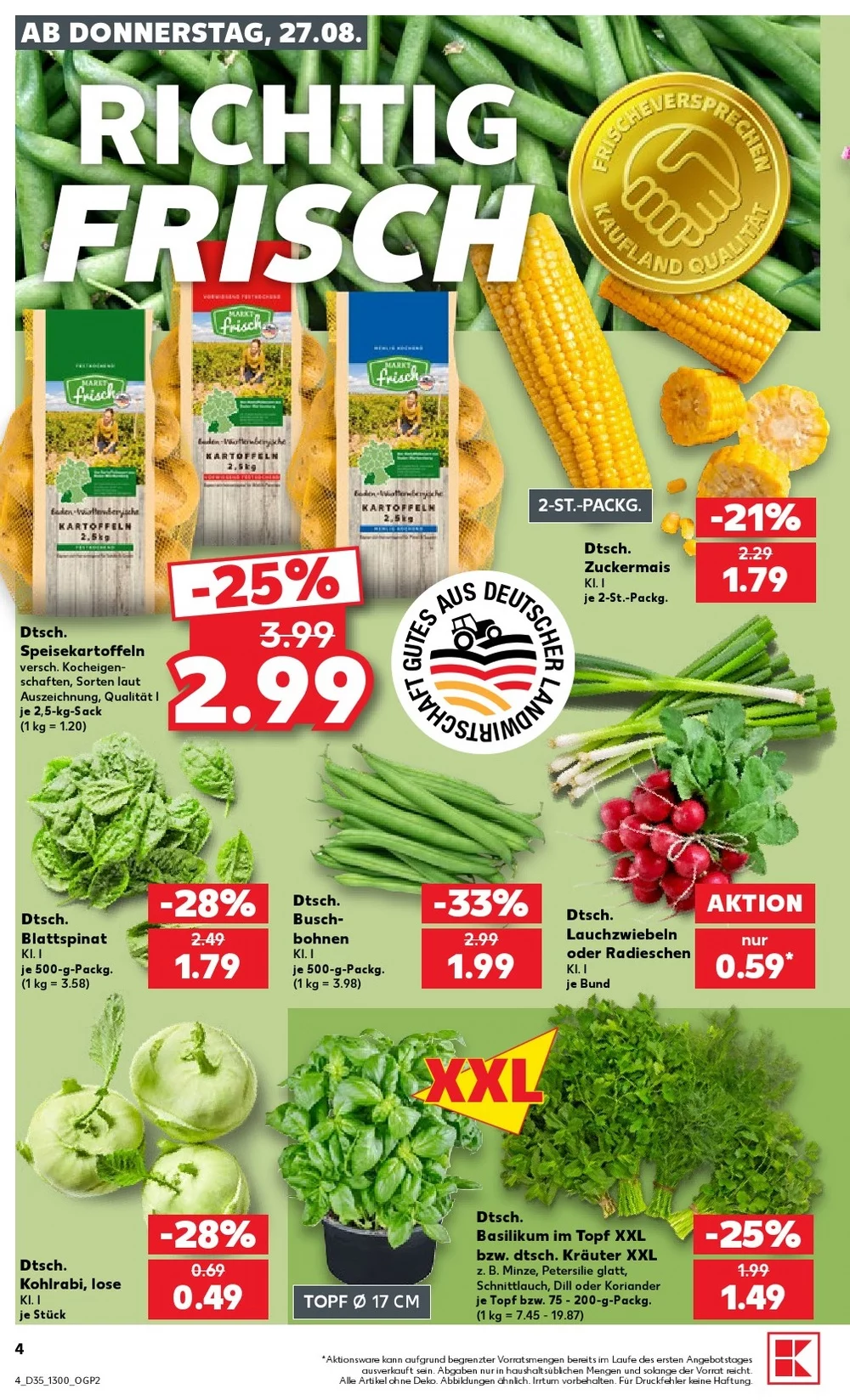 kaufland prospekt august 27 september 2 4