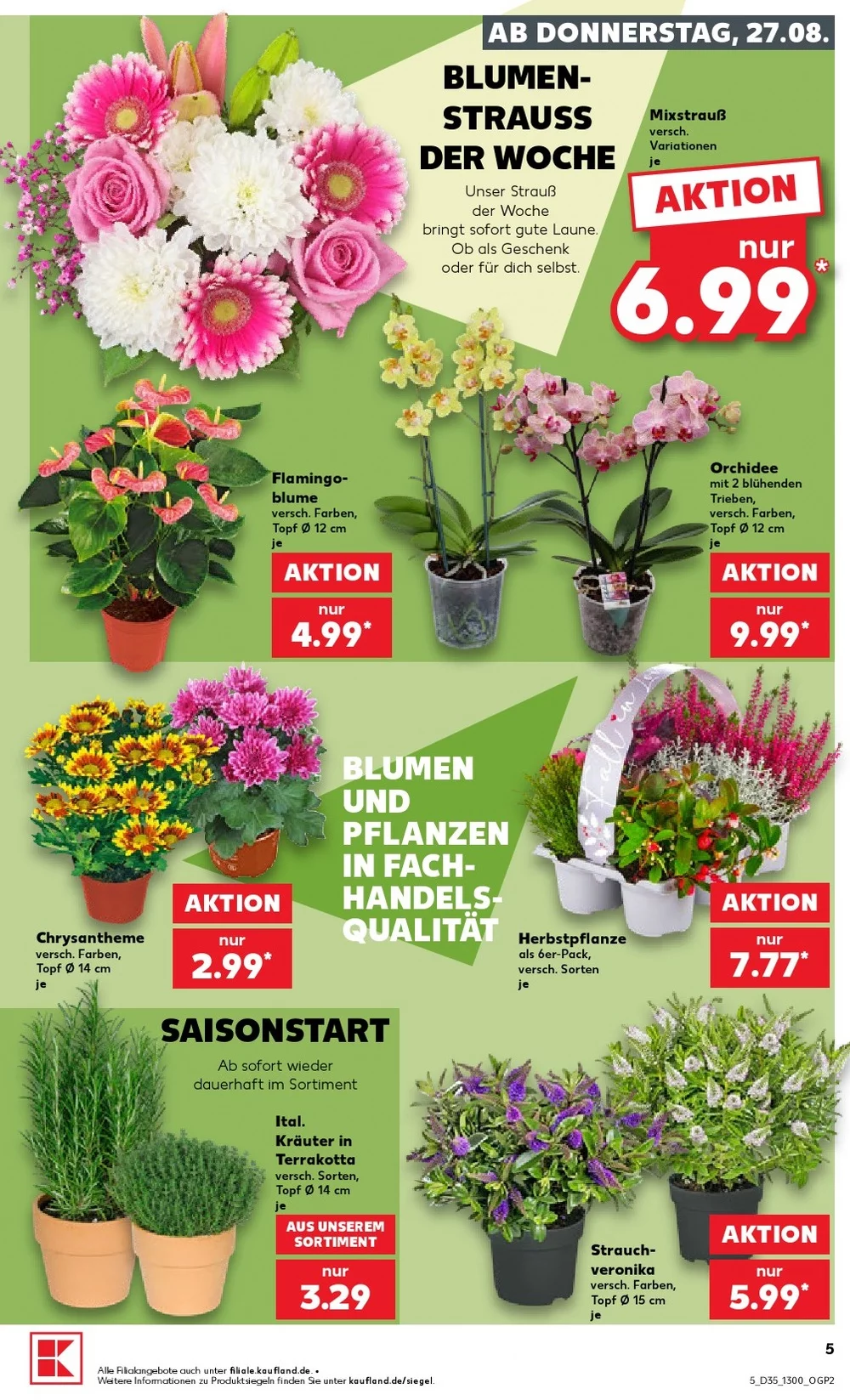 kaufland prospekt august 27 september 2 5