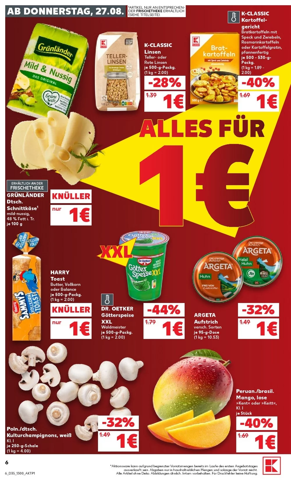 kaufland prospekt august 27 september 2 6
