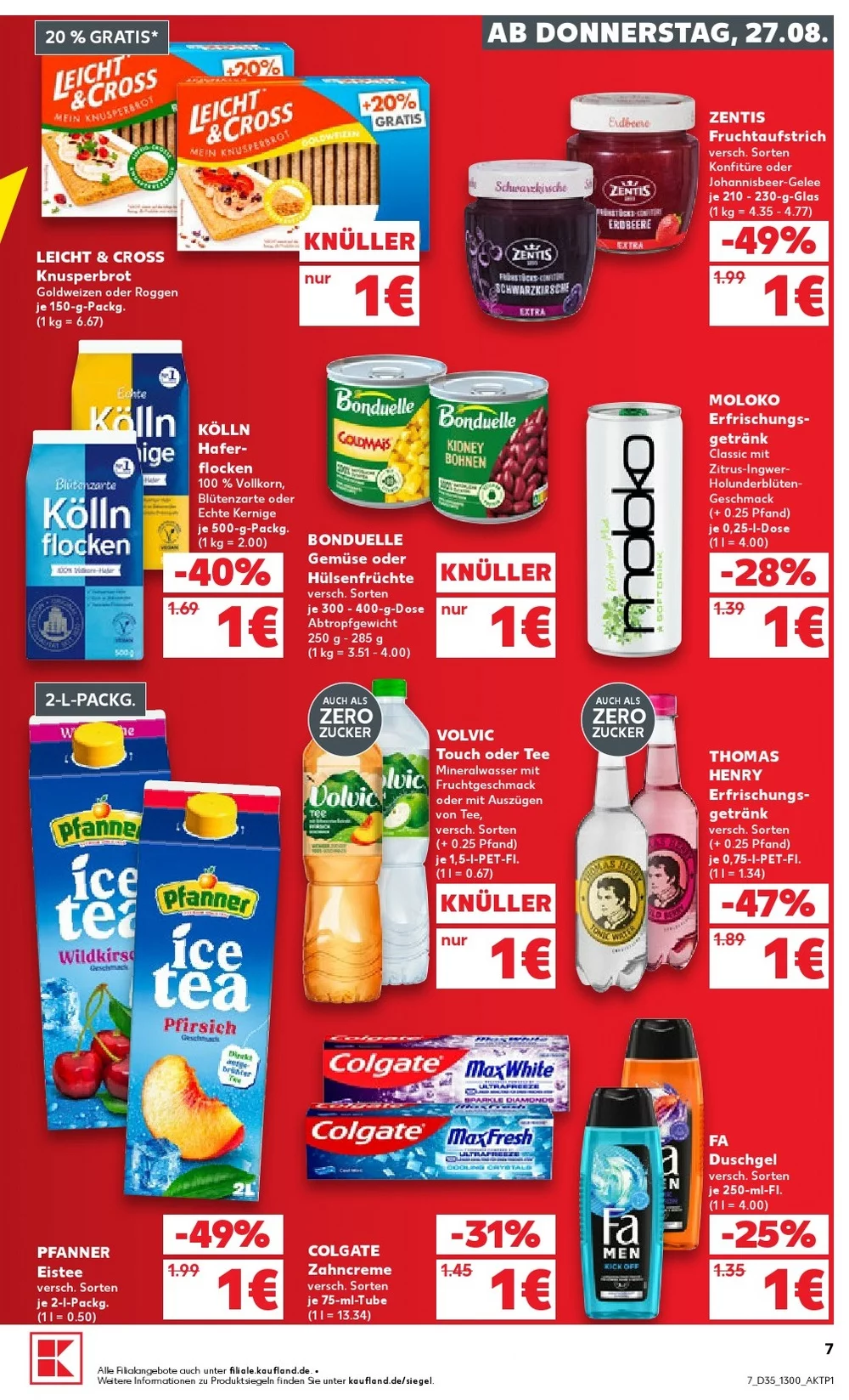 kaufland prospekt august 27 september 2 7